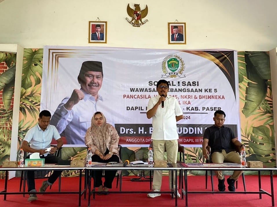 Gelar Sosbang, Baharuddin Muin : Bumikan Nilai-Nilai Kebangsaan di Tengah Masyarakat