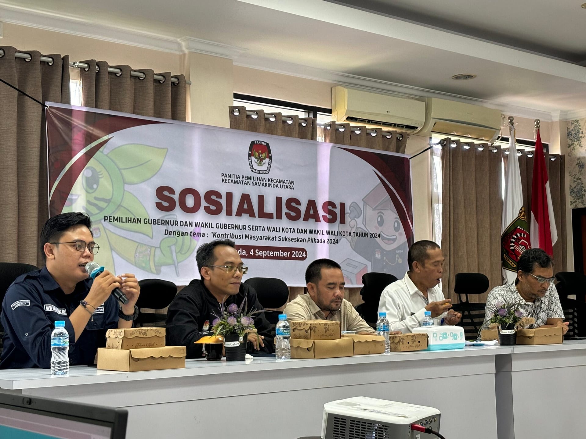 Genjot Partisipasi Pemilih, PPK Samarinda Utara Gelar Sosialisasi Pilkada 2024