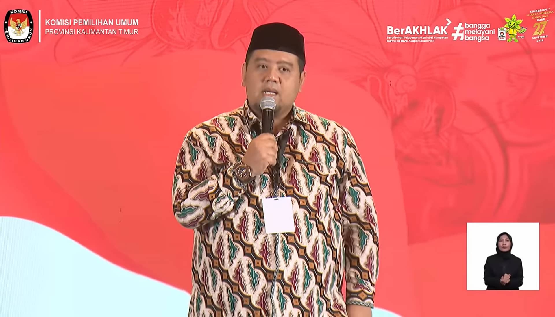 Tata Kelola Pemerintahan dan Pemberdayaan Masyarakat Jadi Tema Debat Kedua KPU Kaltim